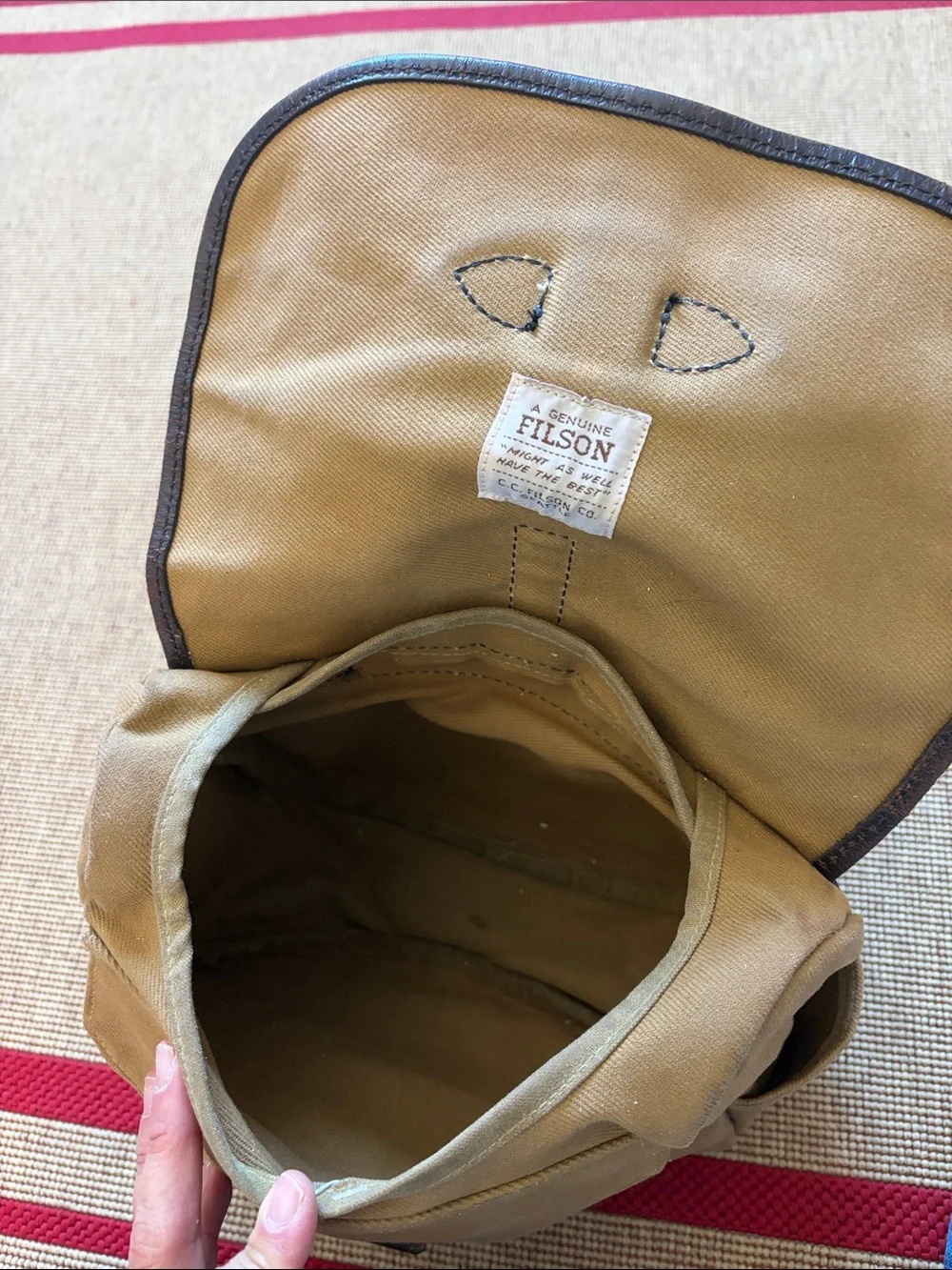 FILSON RUGGED TWILL SMALL FIELD BAG